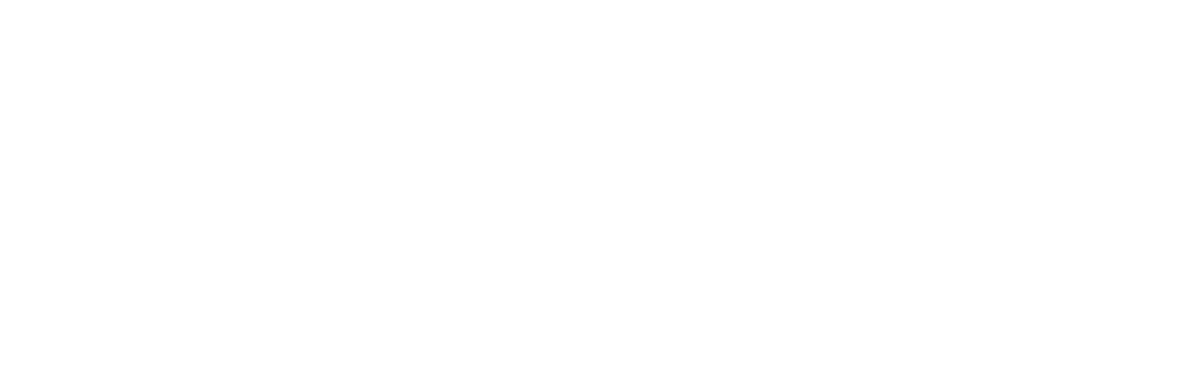 Huzzah Eatery - White Logo