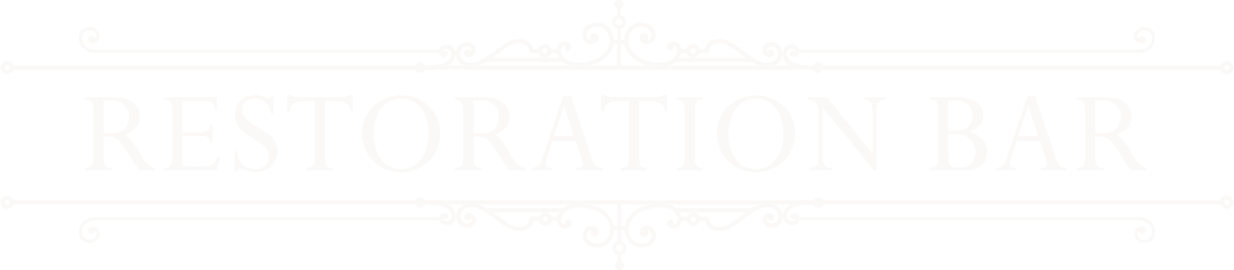 Restoration Bar- White Logo