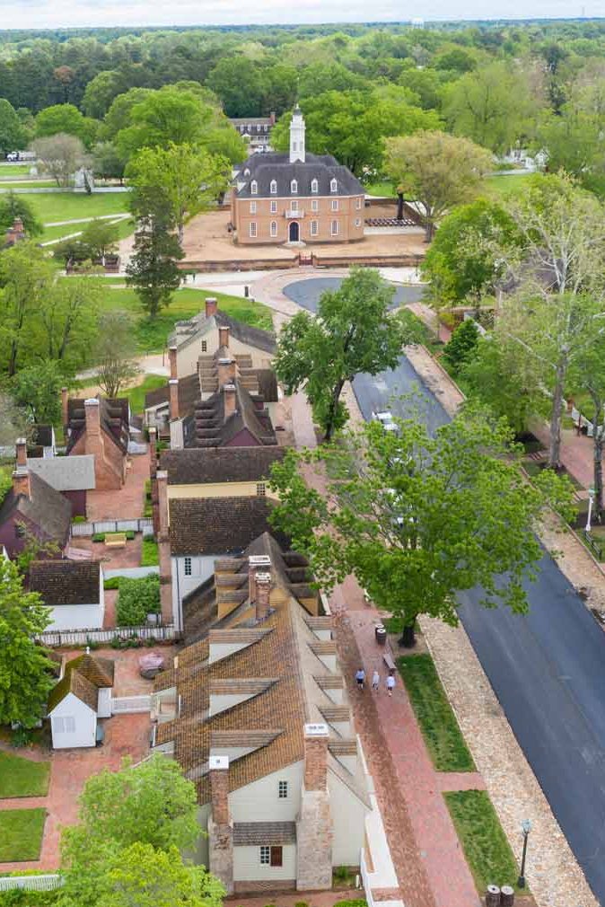 aerial DOG Street Historic Area