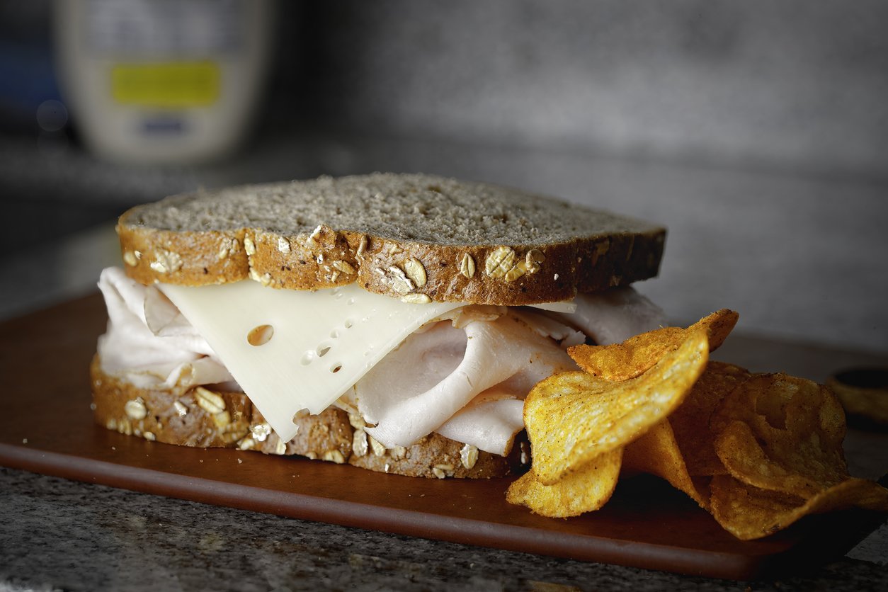 Turkey and Cheese Sandwich