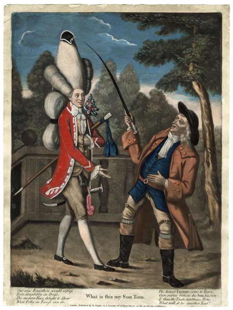 What is this my Son Tom., Published by Robert Sayer and John Bennett; London, 1774; Hand-colored mezzotint with line engraving; Colonial Williamsburg Foundation, Museum Purchase, 1941-8.