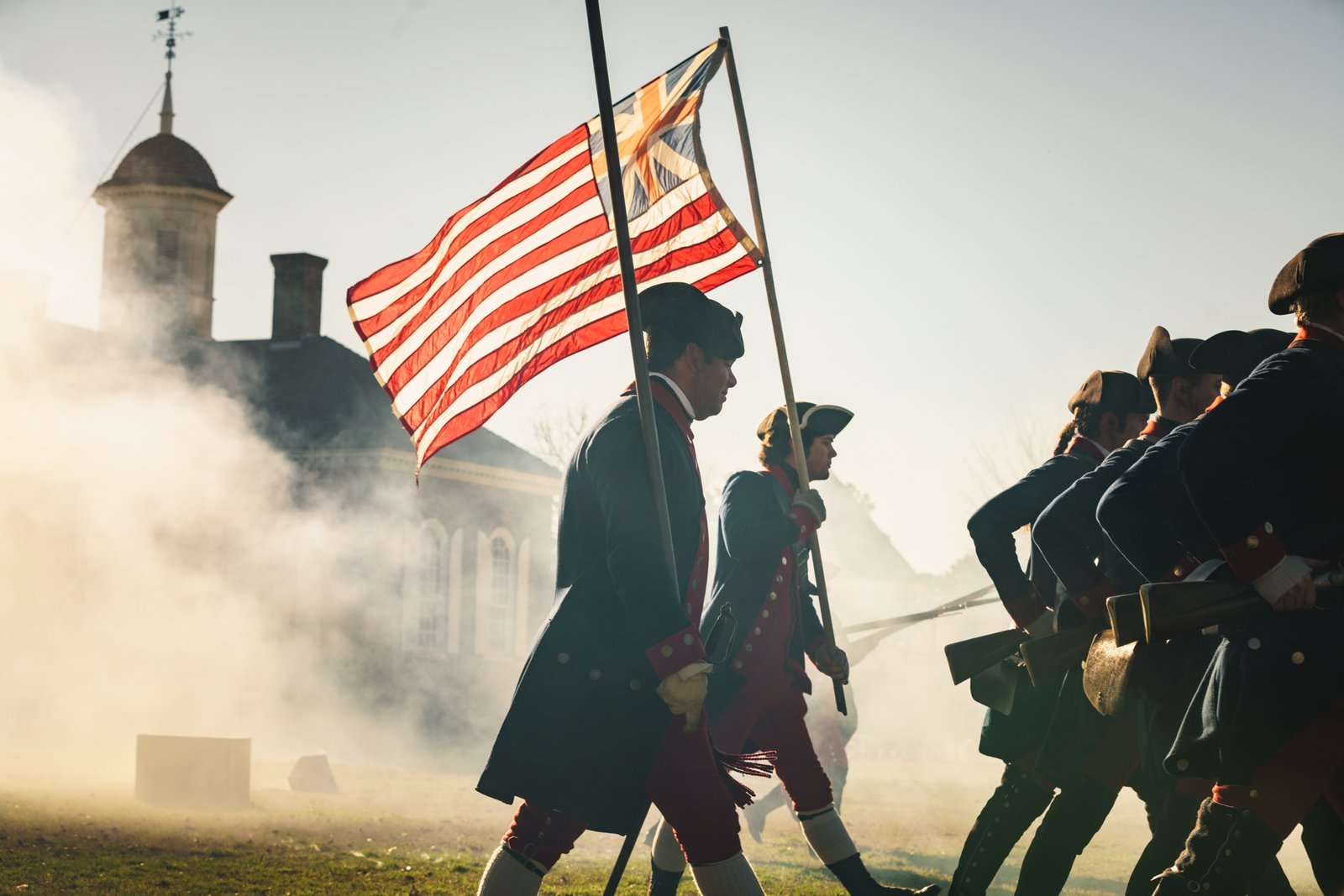 marching-smoke-courthouse-flag